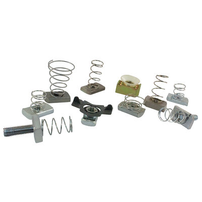 Beli Hot Dip Galvanized Spring Loaded Wing Nut Untuk Konstruksi Saluran Baja 1/2 