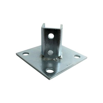 kualitas  Standard Steel Channel Post Base Accessories C Channel  1-5/8" pabrik