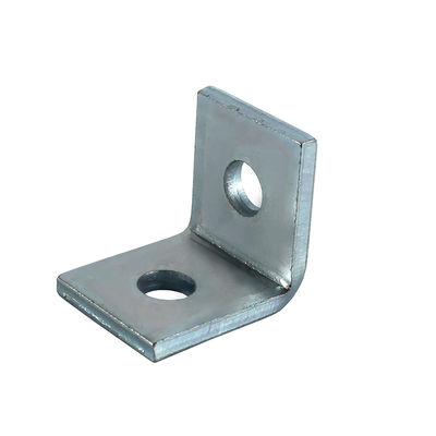 Beli 2 Lubang 90 derajat Sudut Strut Bracket L Unistrut Perak Galvanized Corner Post online manufacture