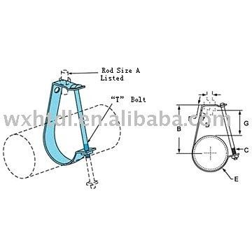 Beli Klem pipa yang dapat disesuaikan Dukungan Bracket Bentuk J online manufacture